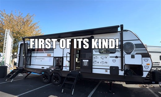 The 2026 Passport 2600FK Ultralight Travel Trailer Gets a Makeover and an Awesome Feature