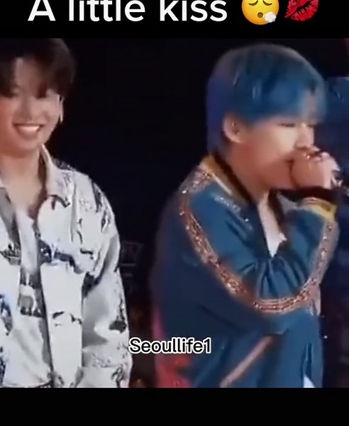 Adorable Taekook Kiss Moment: A Little Kiss 😮‍💨💋