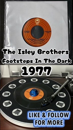 The Isley Brothers - Footsteps In The Dark - 1977 #70ssongs #vinylrecords #70smusic #vinylcollection