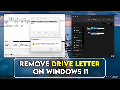 Step by step How to Remove Drive Letter on Windows 11 (4 Ways)