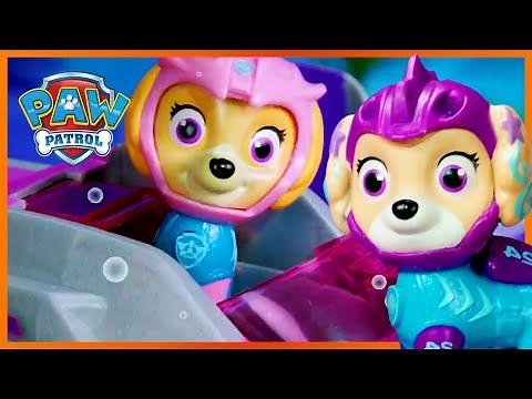 Aqua Pups Save Puplantis from a Sand Tornado - PAW Patrol - Toy Play for Kids