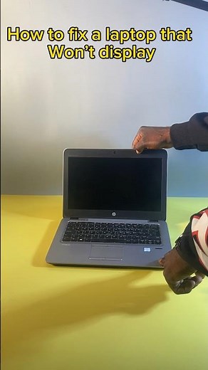 Fix laptop Turn ON but no Display on screen, problem solved 💯 working