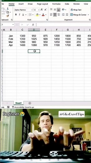 Flip Rows to Columns Instantly in Excel! ⚡ | TRANSPOSE Formula Trick