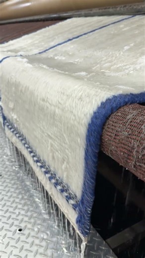 Dirty Rug to Clean | Wringer Machine ASMR #rug #asmr #asmrsounds #rugcleaning #oddlysatisfying