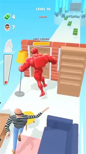 Muscle Rush Games Level 10 #shortvideo #youtubeshorts #games