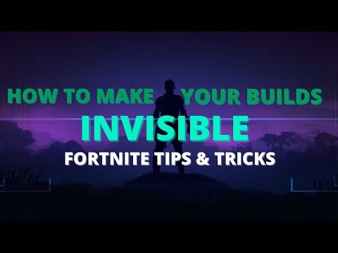 How To Turn Your Builds Invisible In Fortnite #fyp #fortnite #tipsandtricks #gamingvideos