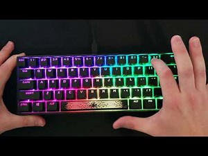 Corsair K65 RGB Mini Review