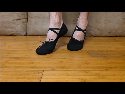 ASMR: warm-up 👯‍♀️ in ballet slippers 🩰;)
