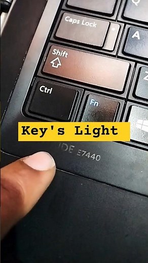 Dell latitude E7440 Series Laptop Keyboard Backlight Not Working Problem#macnitesh#keyboardtricks