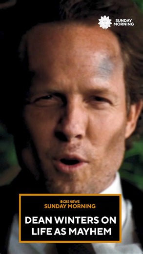 CBS News' "Sunday Morning" 🌞 on Instagram: "@deanwintersofficial has played it all — a raccoon, a windstorm, a bear — as Allstate’s Mayhem. What began as a quirky ad campaign turned into the biggest break of his career. Tap the link in bio to watch the full story."