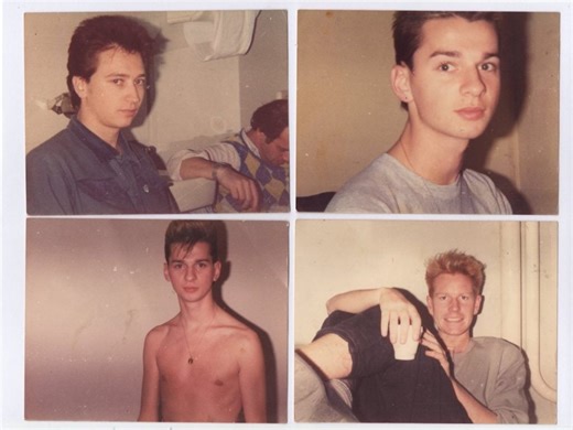 Rare and personal film photographs taken by Depeche Mode