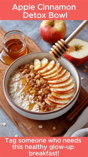 1.3K views · 14 reactions | Apple Cinnamon Detox Bowl “Tastes like...