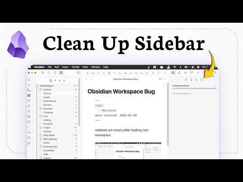 How to Hide Attachments from the File Tree in Obsidian (Clean Sidebar View)