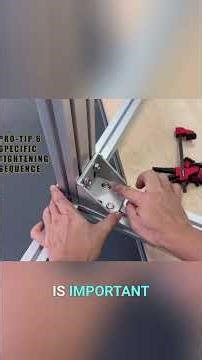 Building with Aluminum Extrusions: Perfect Alignment #shorts