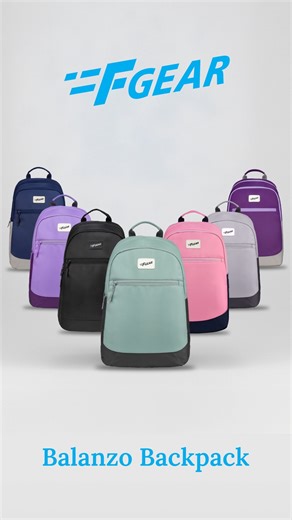 Daily carry, done right. ✨🎒 The F Gear Balanzo 16L Laptop Backpack is perfect for college, office & daily travel. 💼📚 Available in 🖤 Black | 💙 Navy Blue | 🤍 Light Grey | 💗 Pink | 💚 Mint | 💜 Lavender | 💜 Dark Purple Pick your colour. Own your look 😍 Visit www.fgear.in to browse the full collections and find your perfect fit #FGearIndia #TravelwithFGear #SmartTravel #LaptopBackpack #Builtfortravel [ FGear backpack, stylish backpacks, laptop backpack, women laptop backpack, everyday carry
