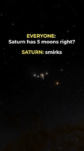 Saturn's true number of moons. #saturn #moon #saturnmoons #cosmoknowledge #cosmos #space #universe | Cosmoknowledge