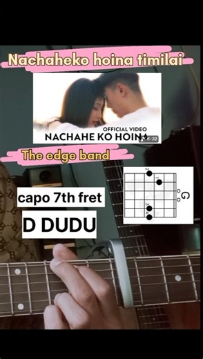 nachaheko hoina timilai Guitar chords (The edge band) #theedgeband #nachahekohoinatimilai #cover