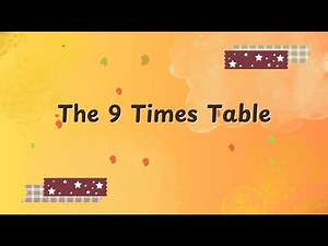 The 9 Times Table