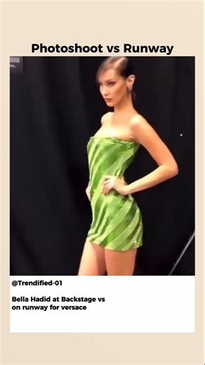 bella Hadid walking for Versace #fashion #runway #bellahadid #model #shorts