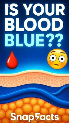 Is Your Blood Actually BLUE?! 😳🩸 | Weird Science Facts #12