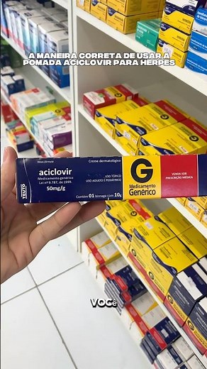 Herpes: tratamento correto com aciclovir