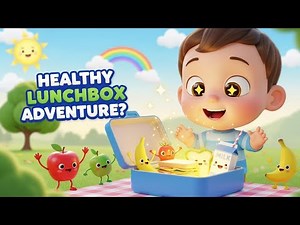 Healthy Lunchbox Adventure! 🥪🍎 Learn Food Names & Healthy Choices for Toddlers — Glowkidztv