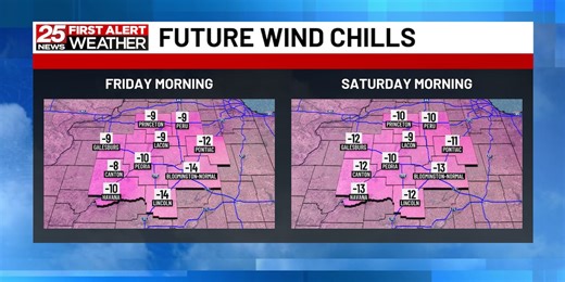 Cold weather continues, timing out upcoming snow chances