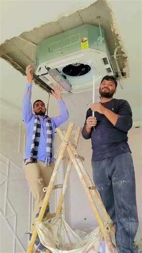 Cassette Ac Installation Gurgaon #reels #comedy #accircuits #acfitting #delhi #funny #viral #shorts