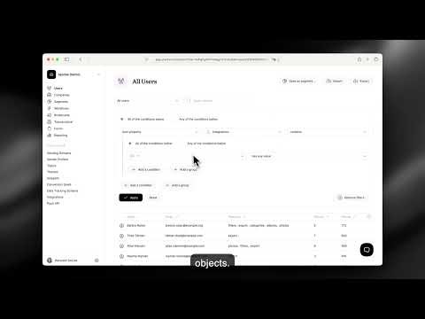 Array Filtering in Userlist