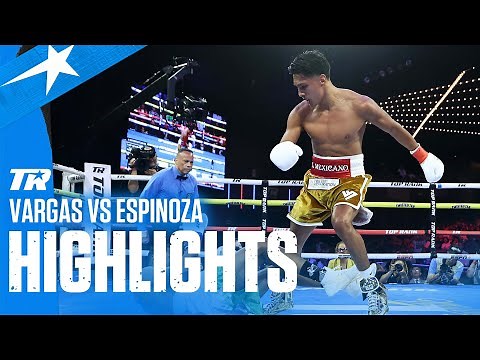 HUGE KO! Emiliano Vargas Demolishes Alexander Espinoza In The First Round | FIGHT HIGHLIGHTS