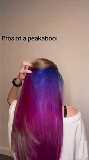 Why a Peekaboo Hair Color Is Actually the BEST Decision 😭🔥 stfu_taylah #hairstyle #hair #pinkhair