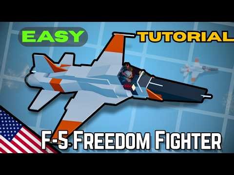 EASY F-5 Freedom Fighter Tutorial | Plane Crazy Roblox | SIMPLE