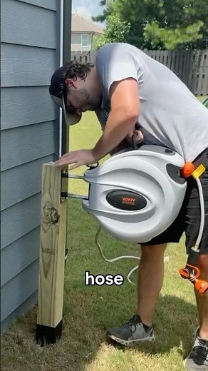 Installing a Garden Hose Reel System