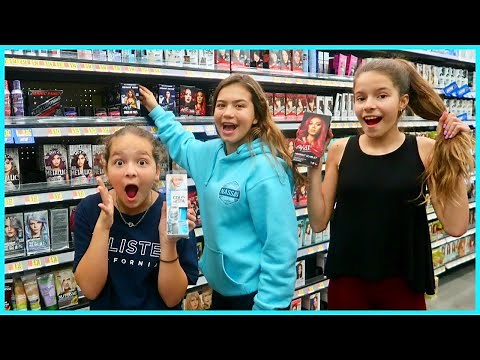 DYING OUR HAIR ( PINK / RED / BLUE ) DURING QUARANTINE | SISTER FOREVER