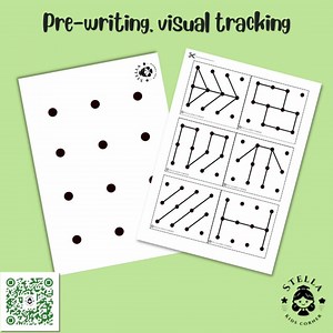 Printable Dot Connection Game for Kids | Digital Pattern Cards for Fine Motor Skills & Shape Recognition - Etsy Canada
