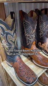 175 reactions | Hand-Tooled Boots Available! Please call or stop by for further details. Nationwide Shipping Available La Hacienda Boot Co.2429 Telephone Rd Houston, Texas 77023 ☎️ 713-514-9939/346-510-8311#lahaciendabootco #custommade #handmade #boot #botas #handtooled #cowboy #texas #houston | La Hacienda Boot Co. | Facebook