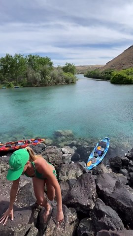 This natural spring in Idaho’s Magic Valley is only accessible by water