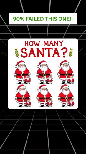 284K views · 3K reactions | How Many Santa Are There In These Picture? #quiz #QuizTime #fun #noblequiz #fblifestyle | Epic Quizzer | Facebook