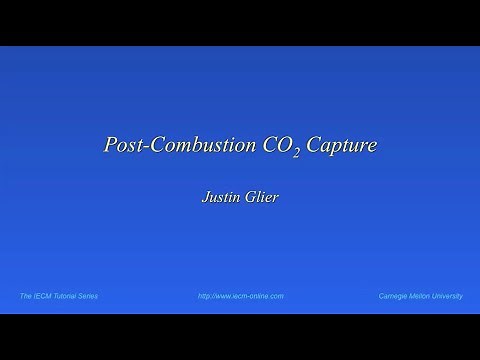 Post-Combustion CO2 Capture