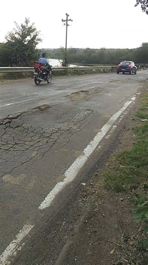 Bad Road Condition: Rough, Bumpy & Hard to Drive #road #india #shorts