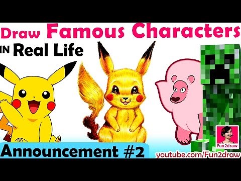 Drawing Cartoon + Game Characters in REAL LIFE Challenge! | Mei Yu Reimagine Art Challenge
