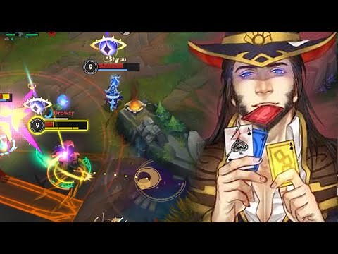 Wild Rift Twisted Fate Mid Lane Gameplay Season 12 (Build & Runes)