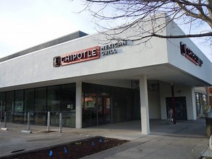 'Now Hiring' Sign at El Cerrito Chipotle