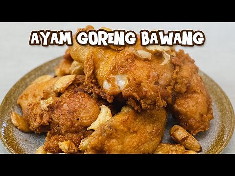 No frills! But Delicious! Fried Chicken with Onion Recipe