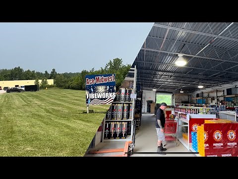 Ace Midwest Fireworks (Conneaut,Ohio) Store walkthrough