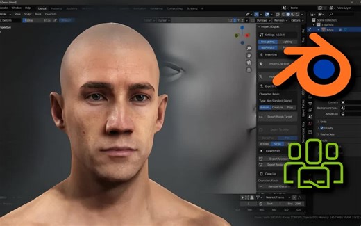 【中配】Character Creator到Blender到Unity流程管线