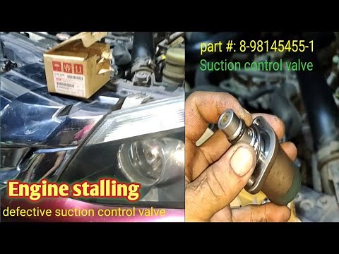 Isuzu D-max Defective suction control valve