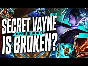 THIS SECRET HYBRID VAYNE ADC BUILD IS TAKING OVER IN CHALLENGER - League of Legends Vayne Commentary