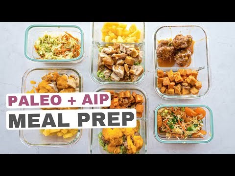 One Hour Meal Prep Session (AIP Paleo Lunch Dinner)