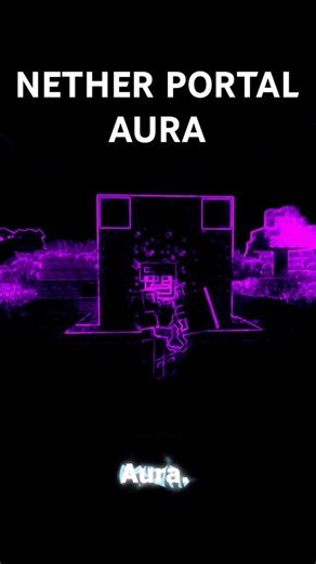 Minecraft Nether Portal Aura Edit 🥶